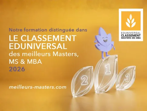 Notre MBA Achat dans le classement Eduniversal